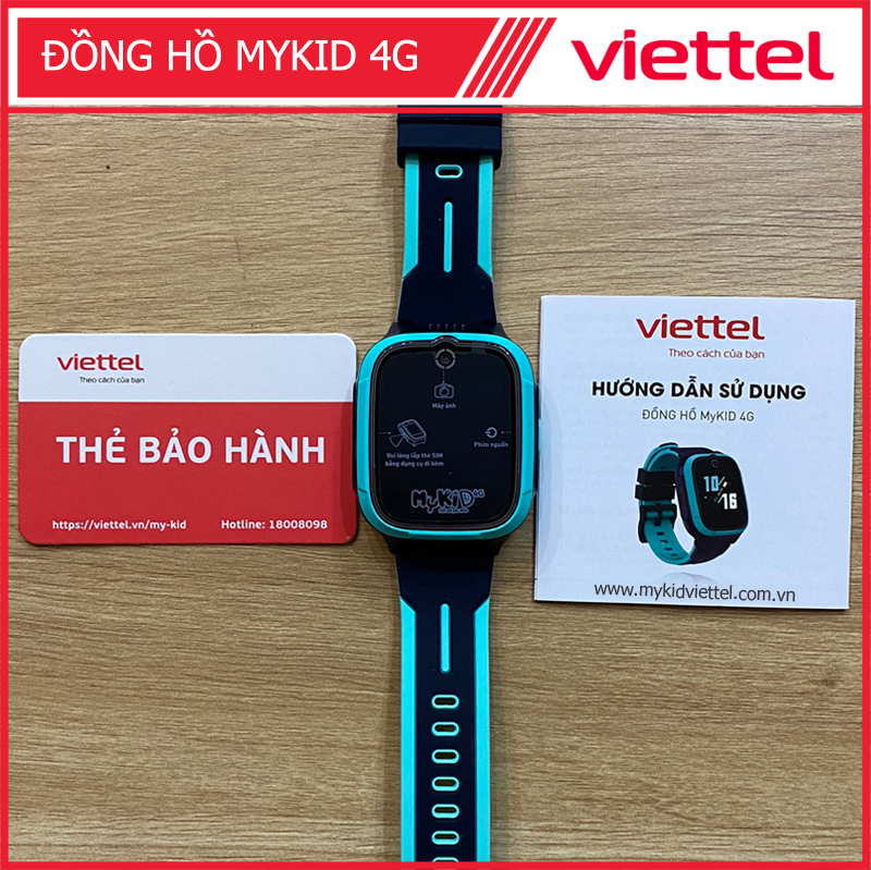 dong ho mykid4g viettel xanh 1