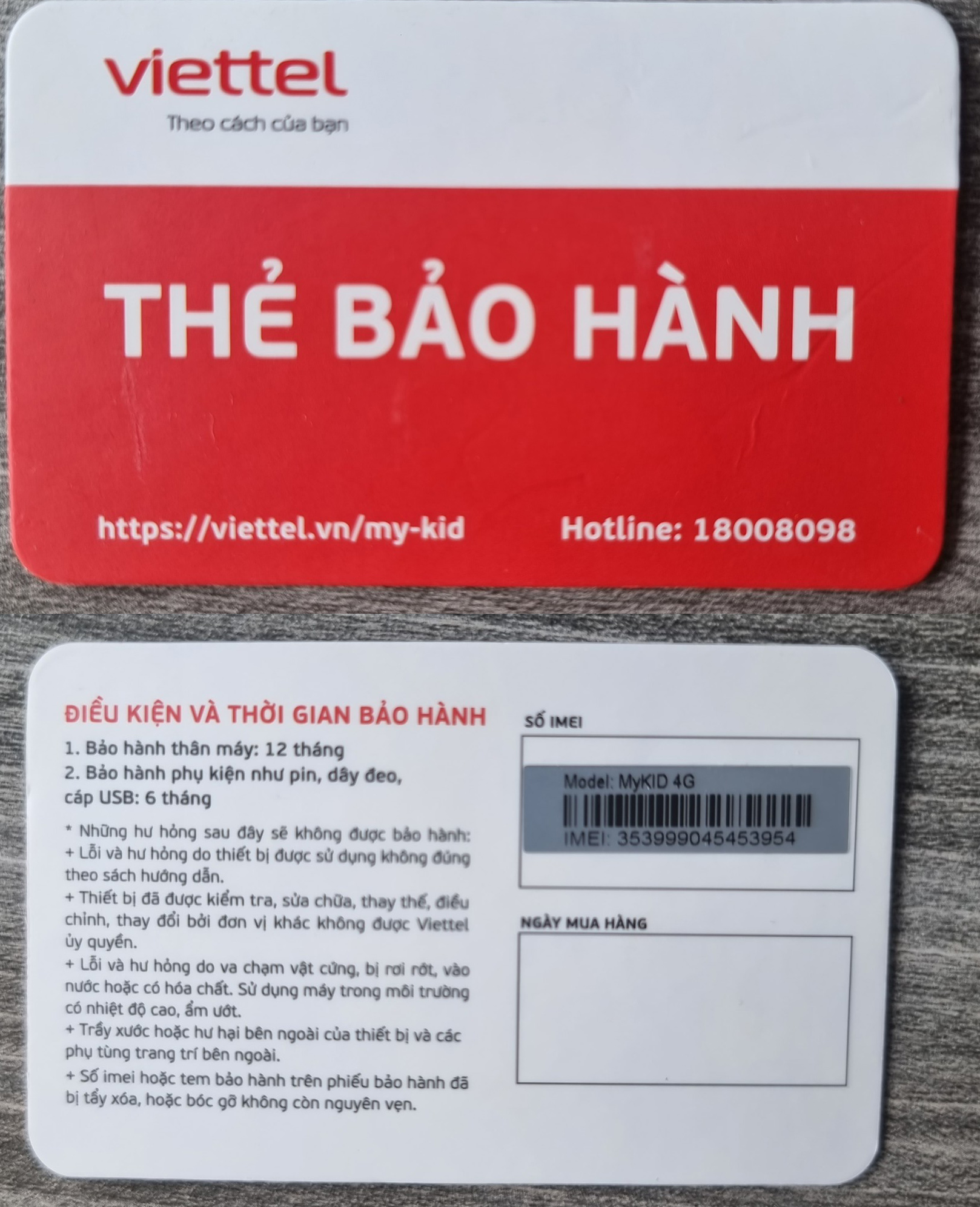 bao hanh mykid4g viettel